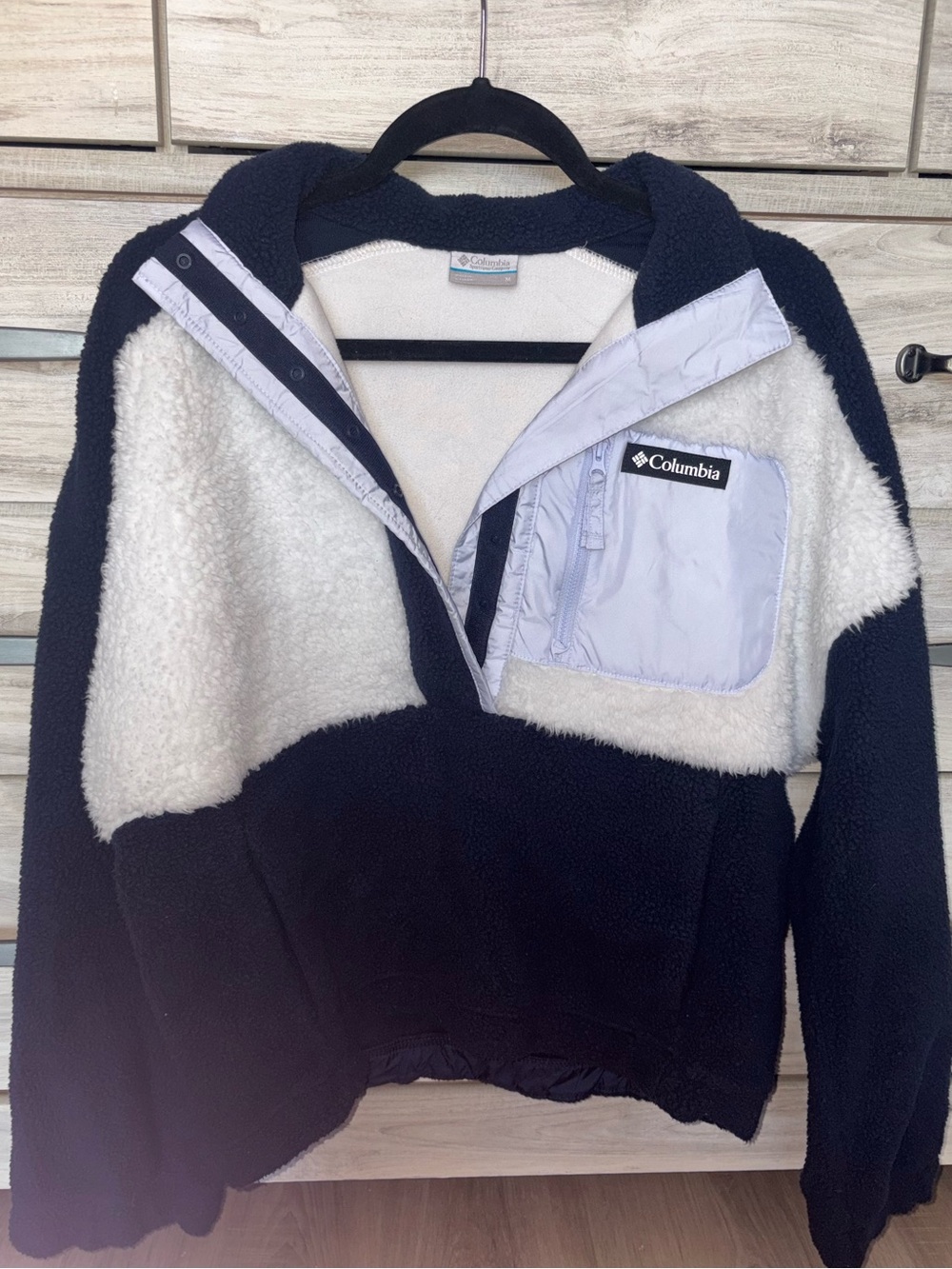 Columbia Women's Long Sleeve Cropped Fleece Pullover - Picture 2 of 5